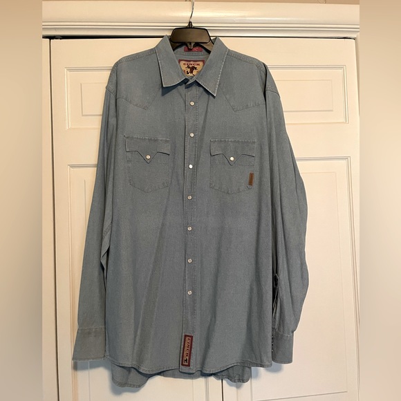 Cinch Shirts Mens Xl Denim Western Shirt Poshmark